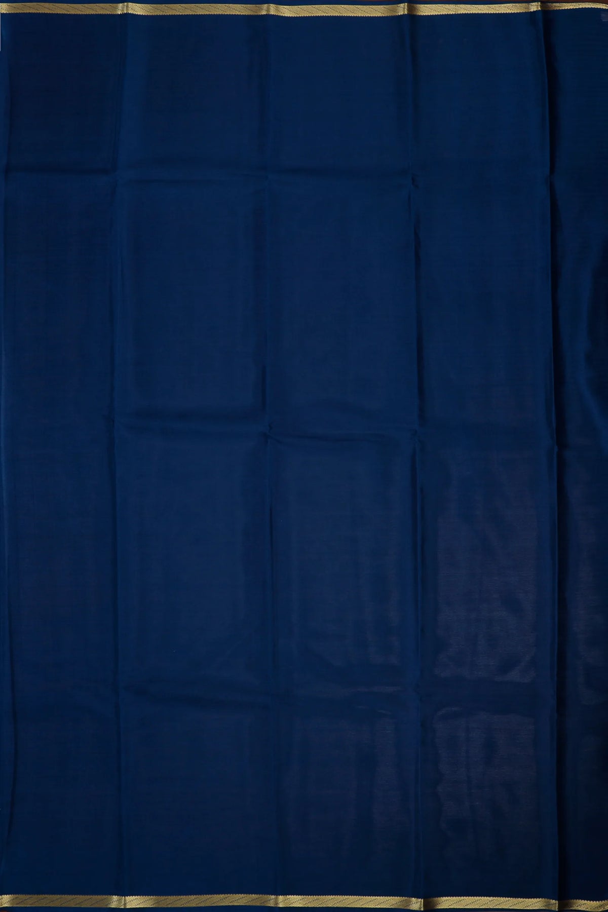 Royal Blue Powerloom Mysore Crepe Saree