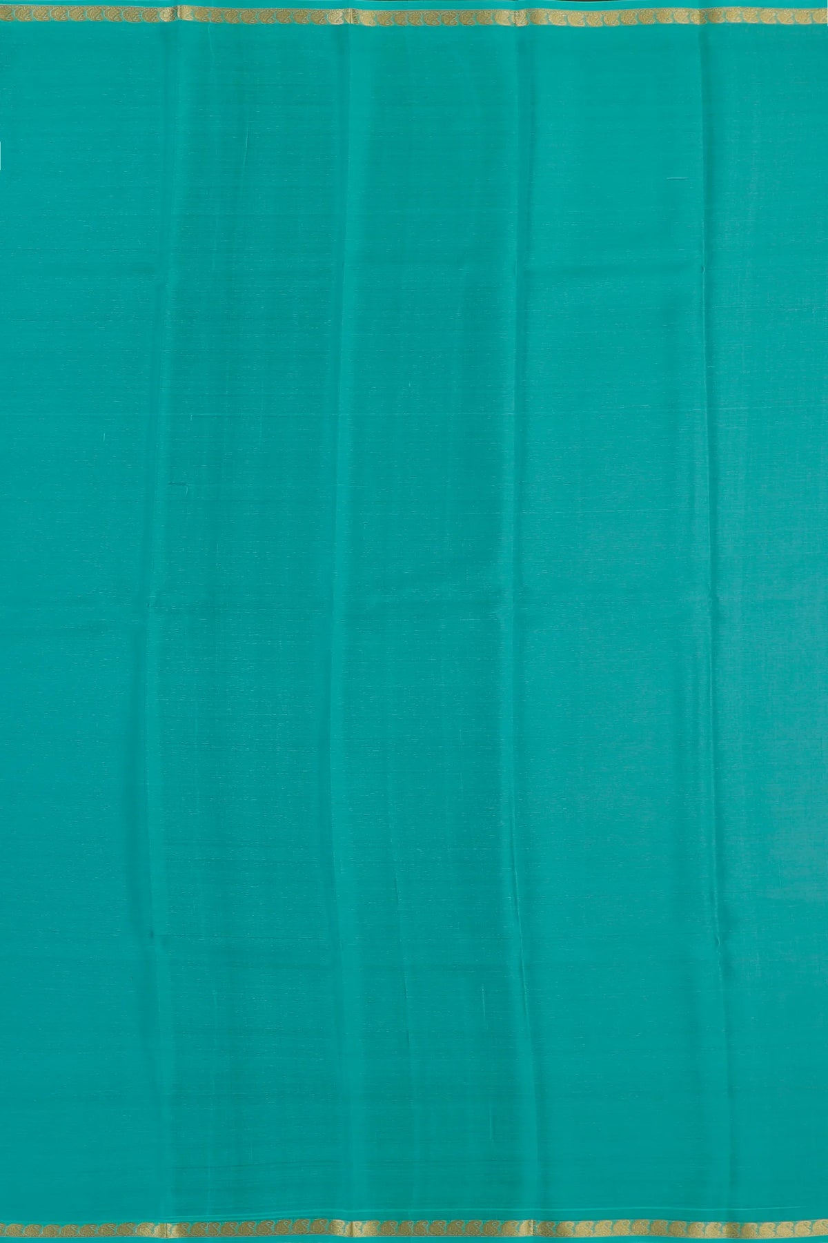 Sky Blue Powerloom Mysore Crepe Saree