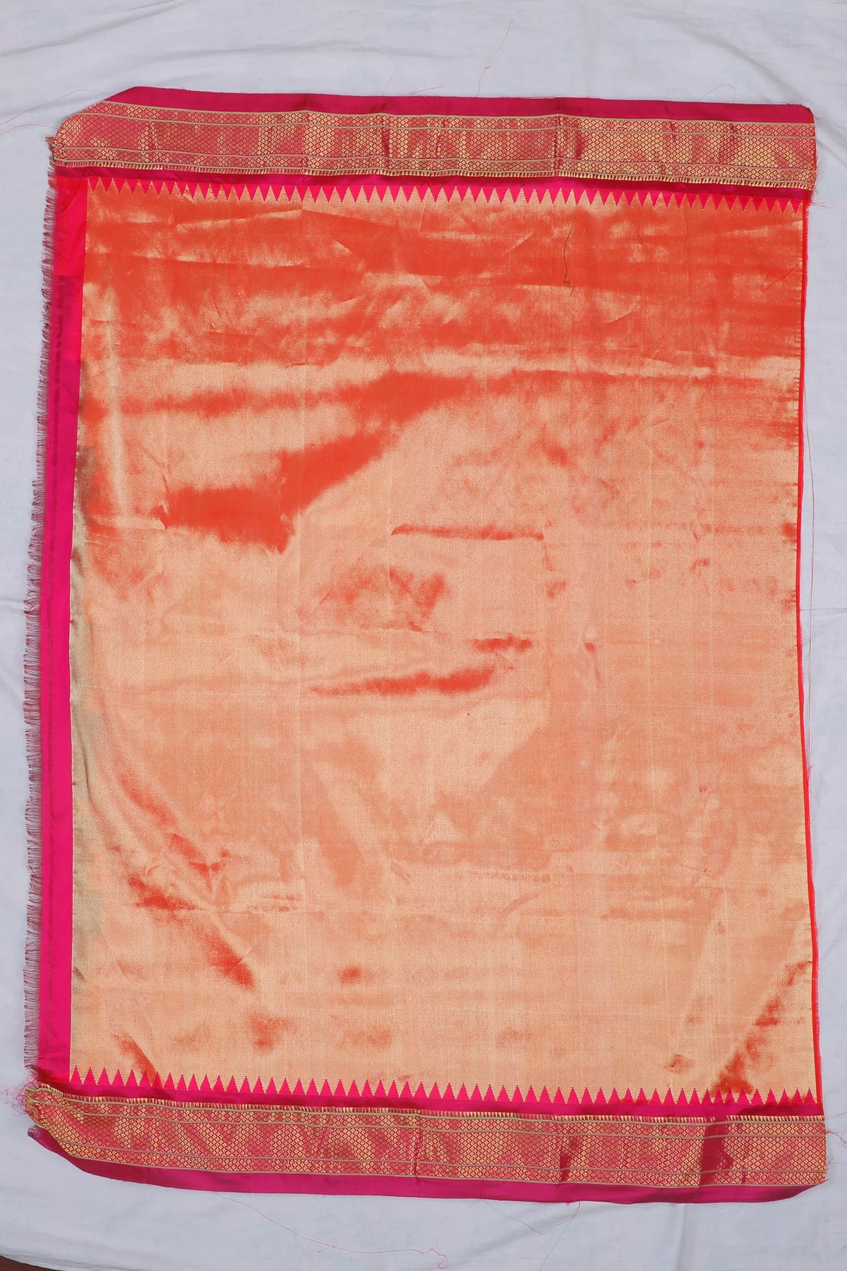 Wine Handloom Pure Silk Paithani Saree with Star Motifs