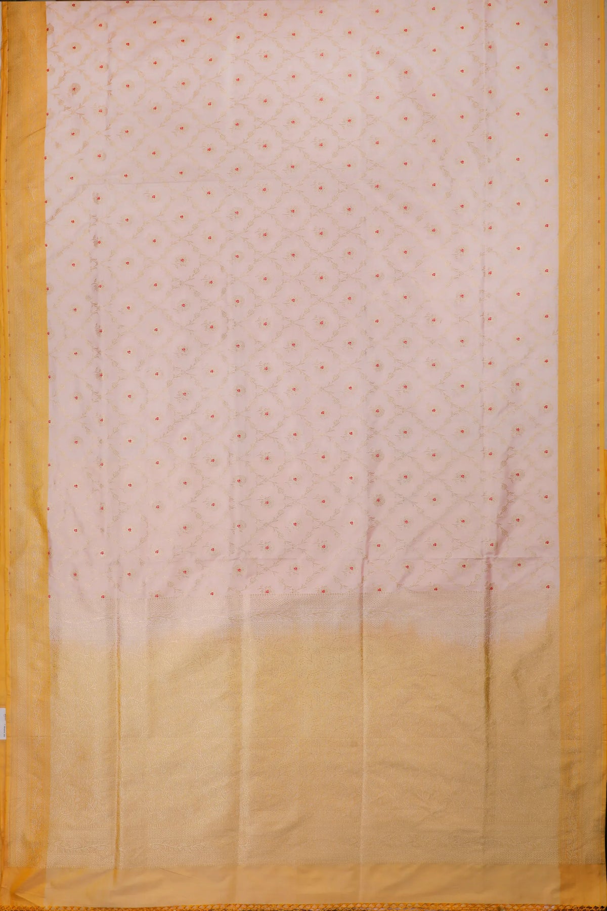 Baby Pink Handloom Benarasi Katan Silk Saree