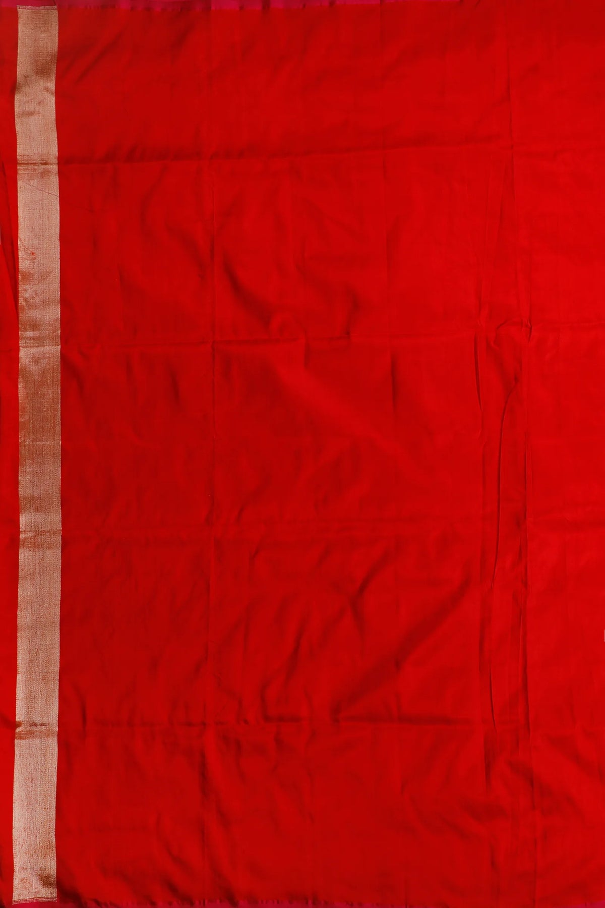 Raani Pink Handloom Benarasi Pure Silk Saree in Kadhua Weave