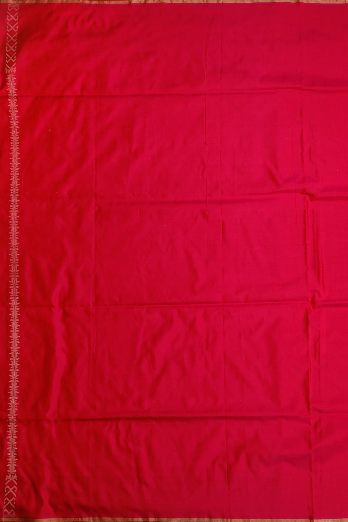 Raani Pink Benarasi Katan Pure Silk Saree