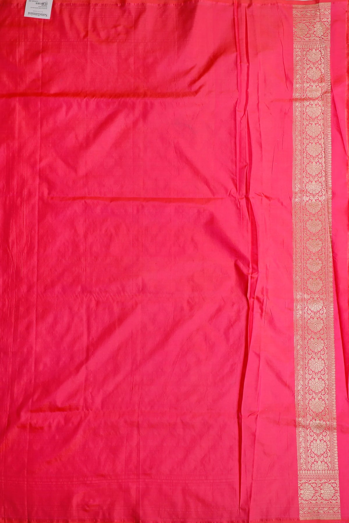 Pink Benarasi Katan Pure Silk Saree