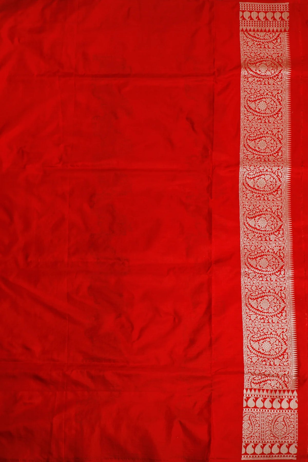 Multicoloured Dark Handloom Benarasi Pure Silk Rangkat Saree
