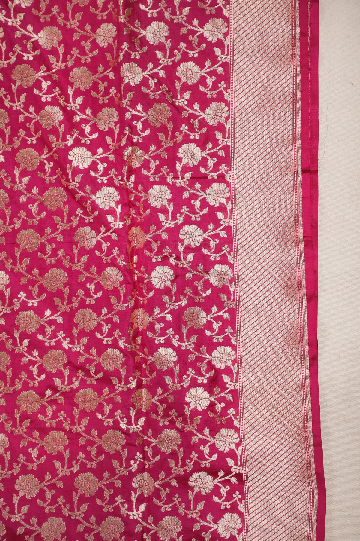 Wine Handloom Benarasi Katan Silk Saree