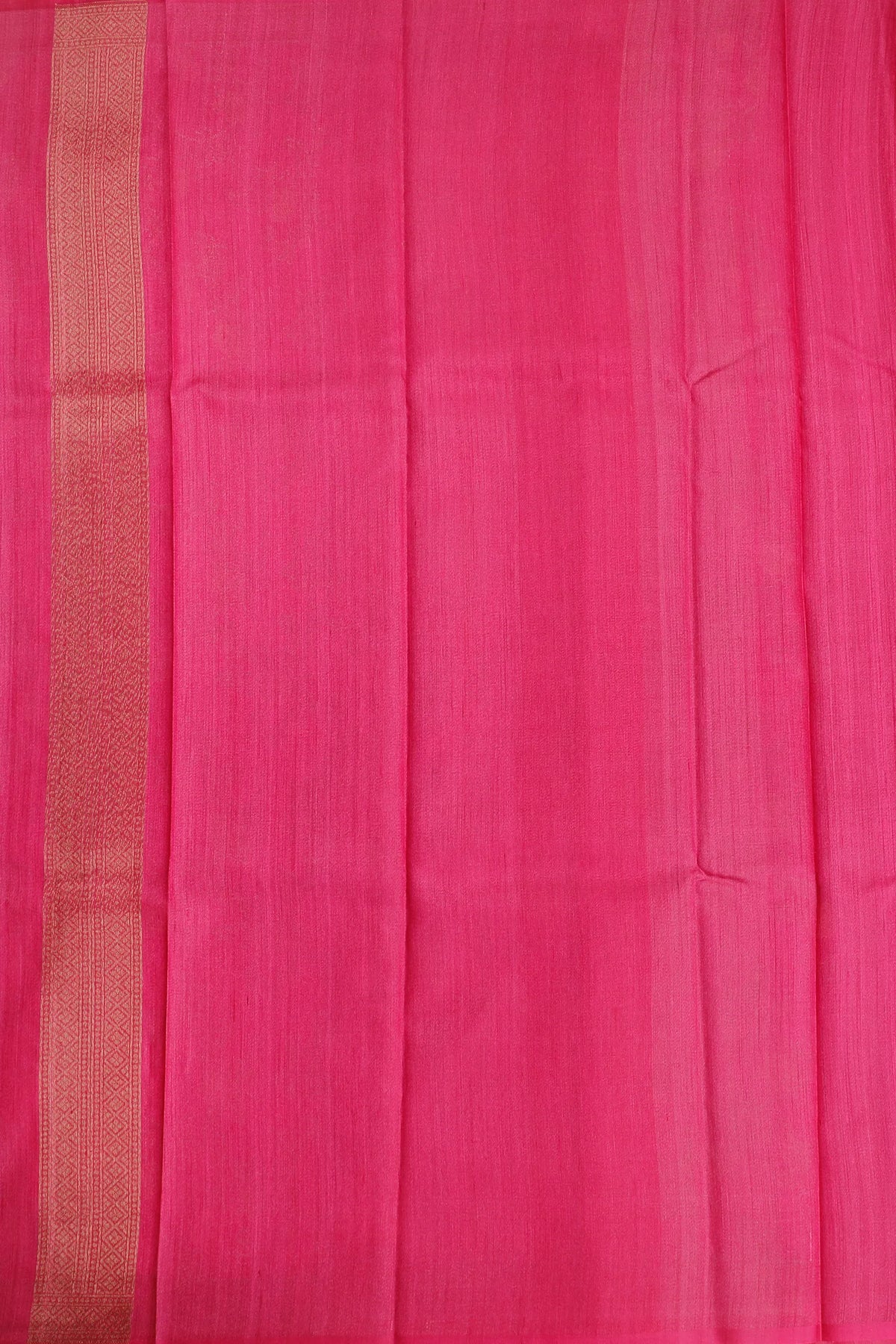 Peach Handloom Raw Silk Saree