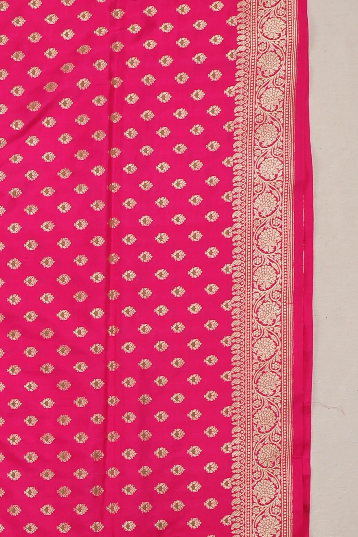 Red Handloom Benarasi Katan Silk Saree