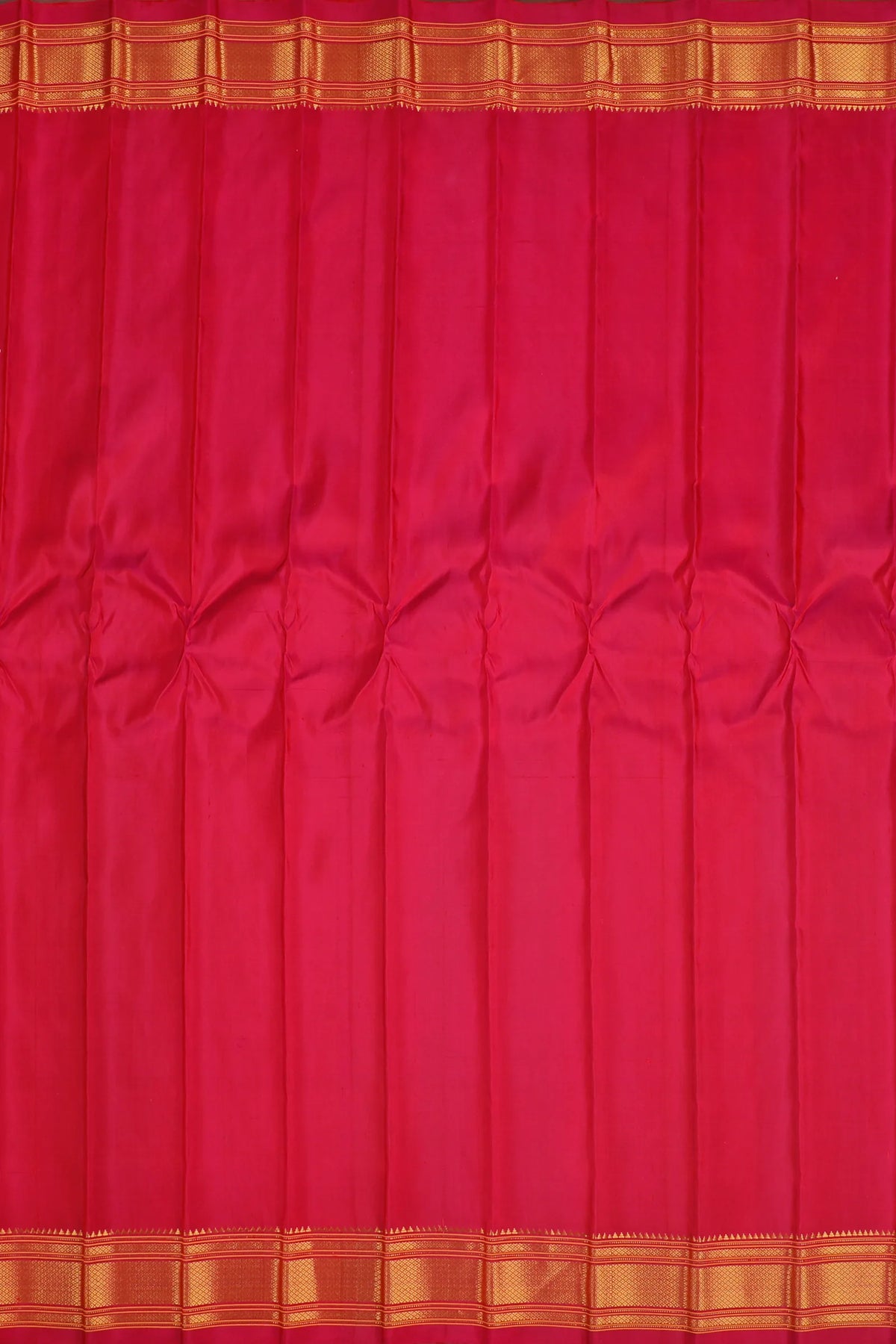 Pink Handloom Pure Silk Gadwal Saree - Kalanjali Paithani