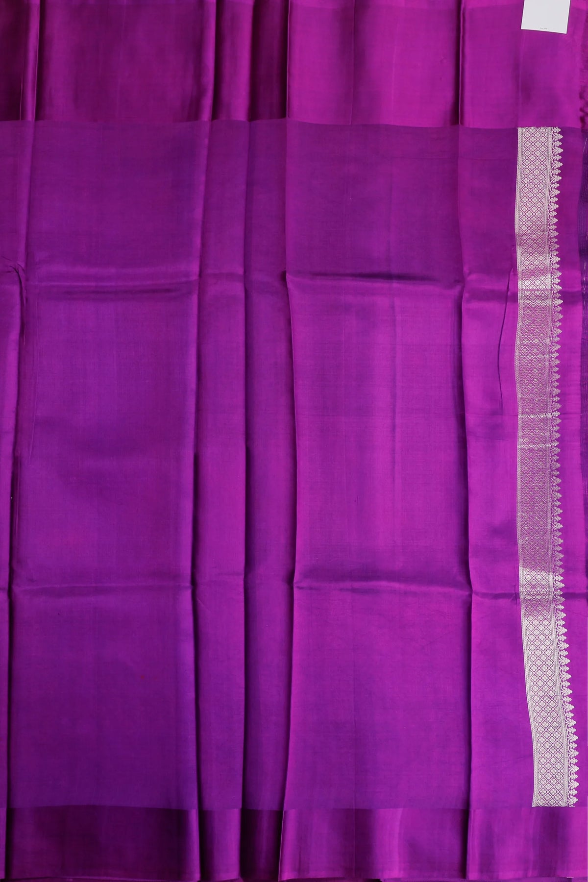 Purple Pure Silk Handloom Mashru Benarasi Saree