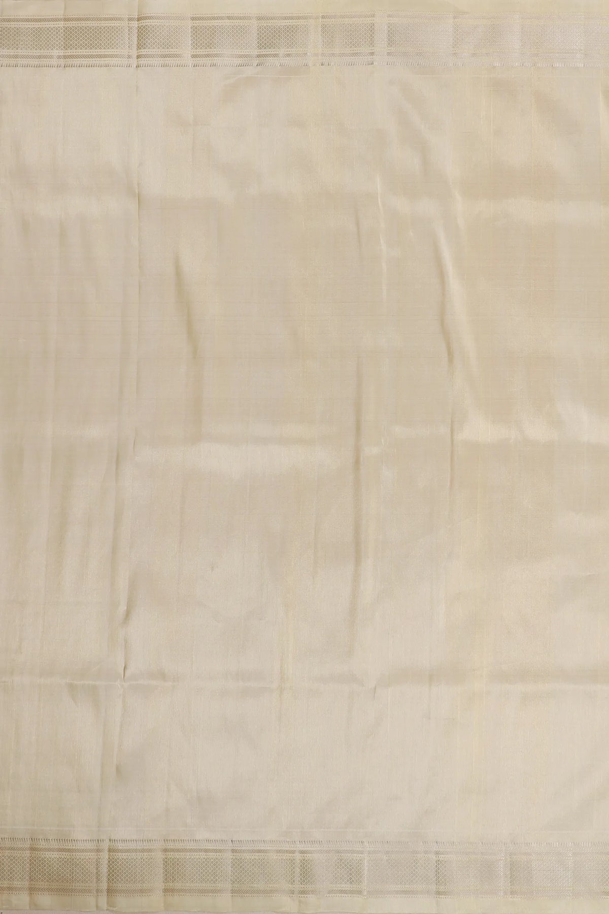 Ivory Pure Silk Handloom Tissue Paithani Saree with Asawali Pallu