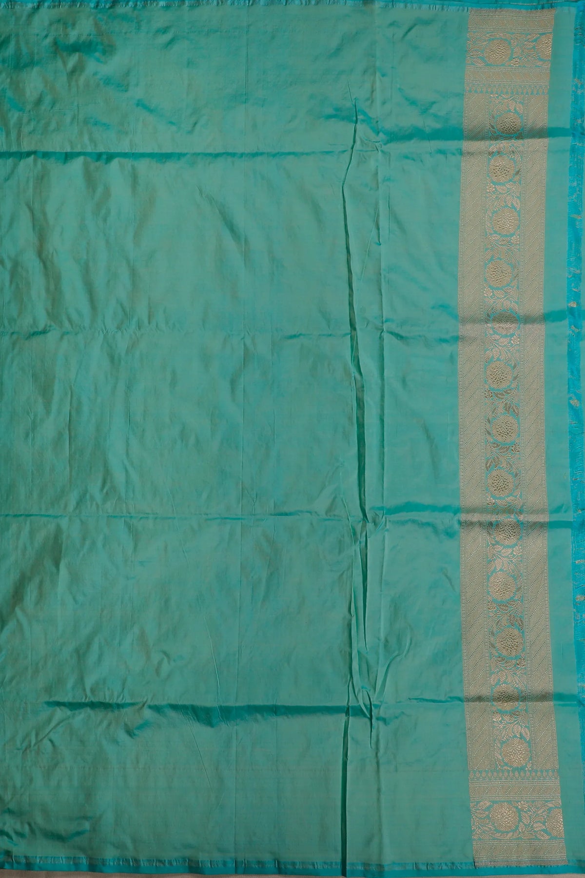 Sky Blue Benarasi Katan Pure Silk Saree
