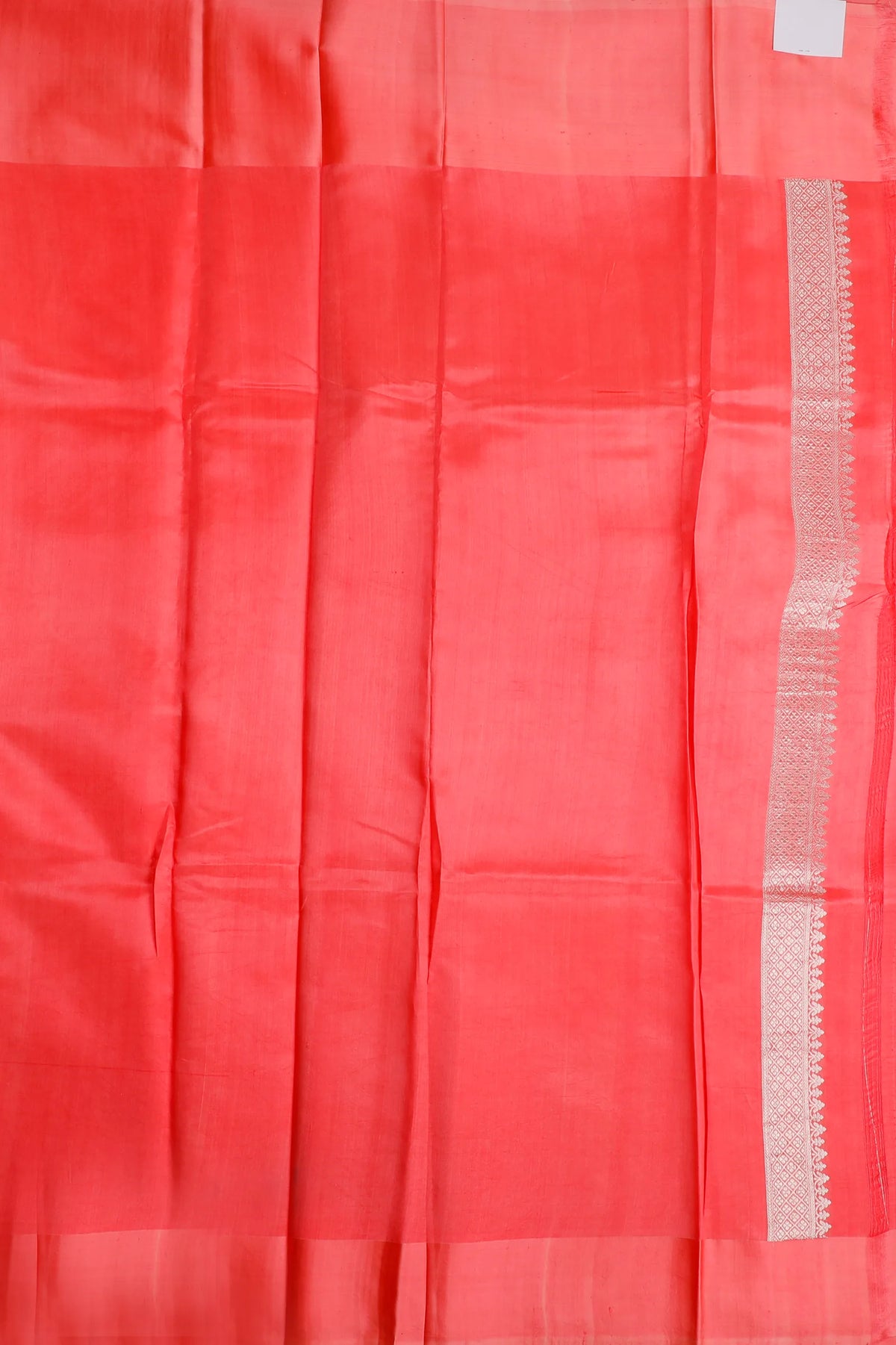 Peach Pure Silk Handloom Mashru Benarasi Saree