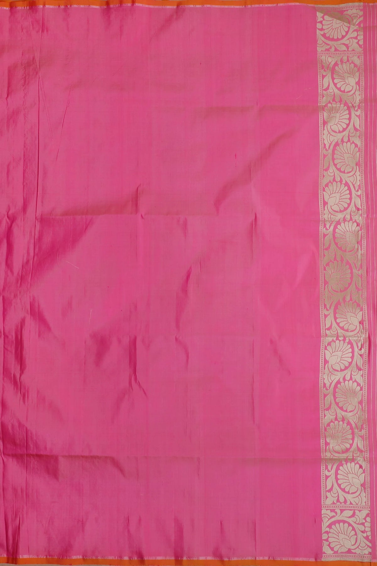 Baby Pink Benarasi Katan Pure Silk Saree with Tilfy Work