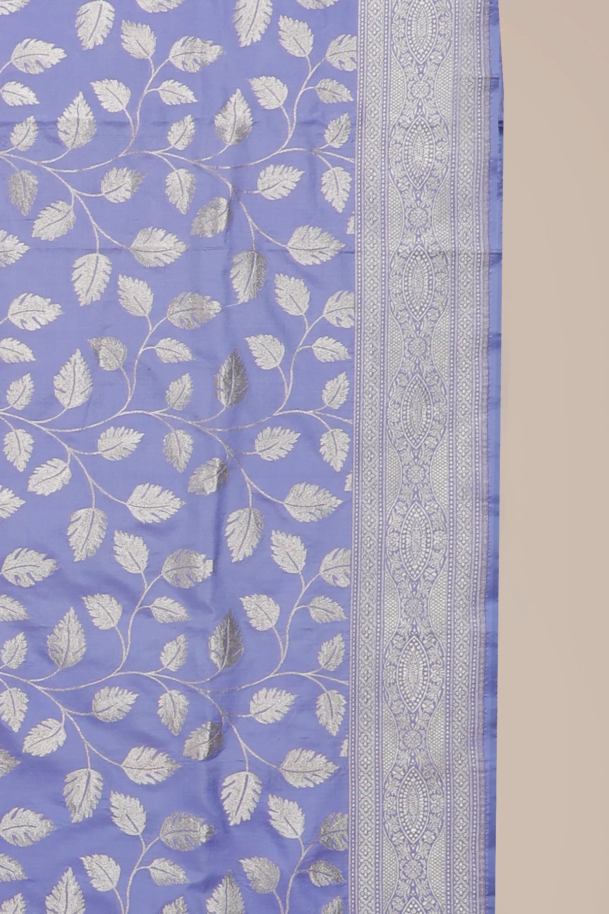 Lavender Handloom Benarasi Katan Silk Saree