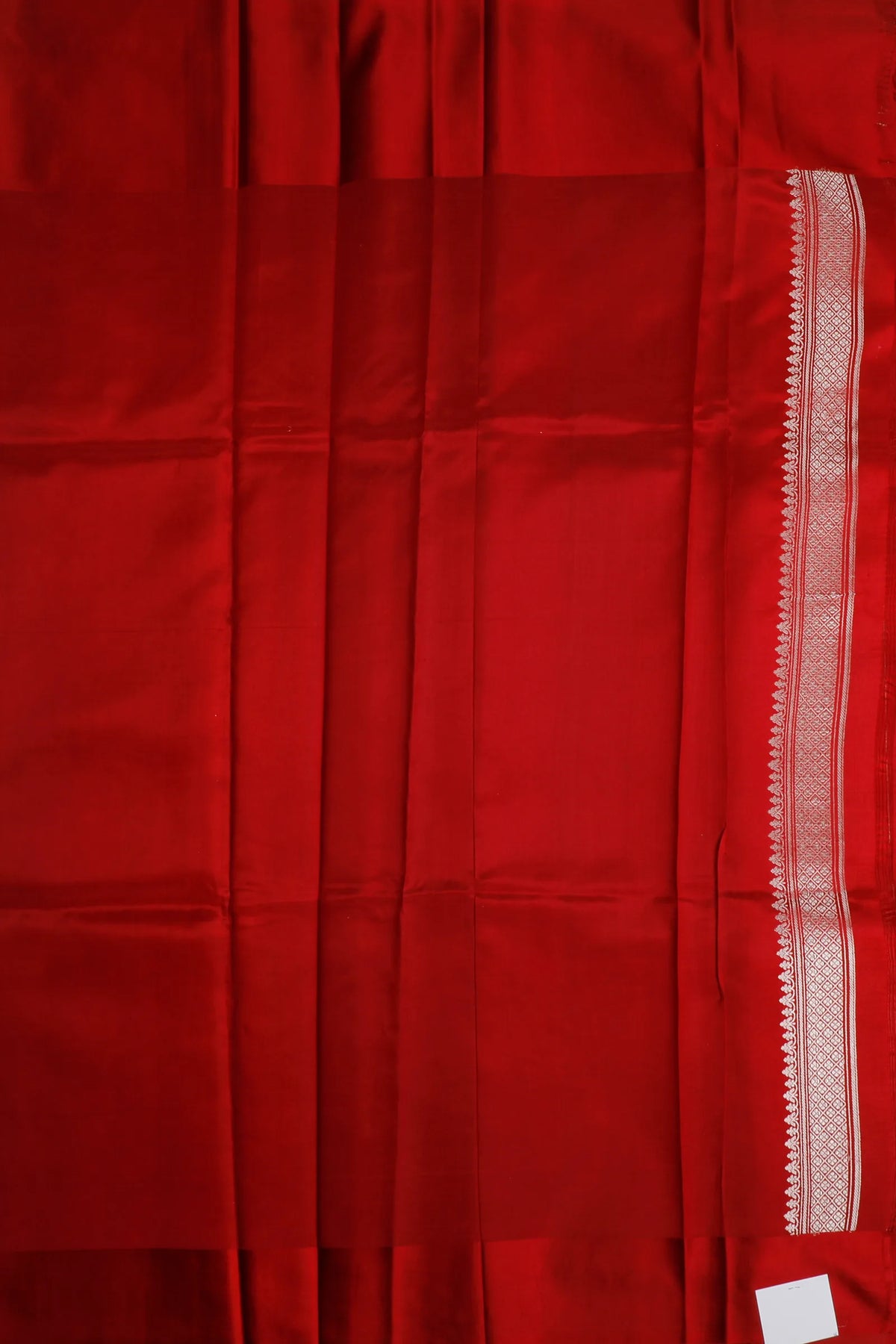 Brick Red Pure Silk Handloom Mashru Benarasi Saree