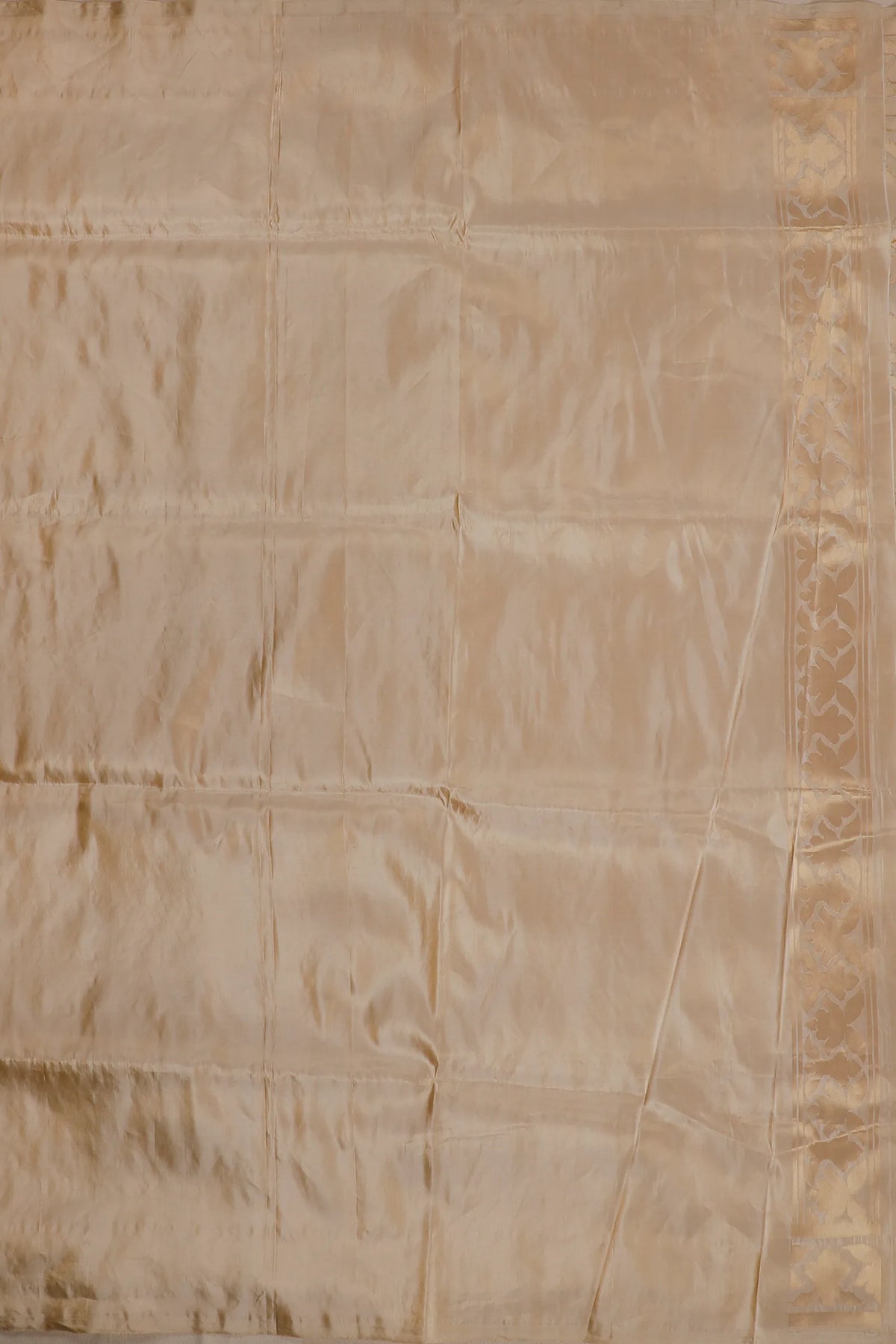 White Handloom Benarasi Katan Silk Saree