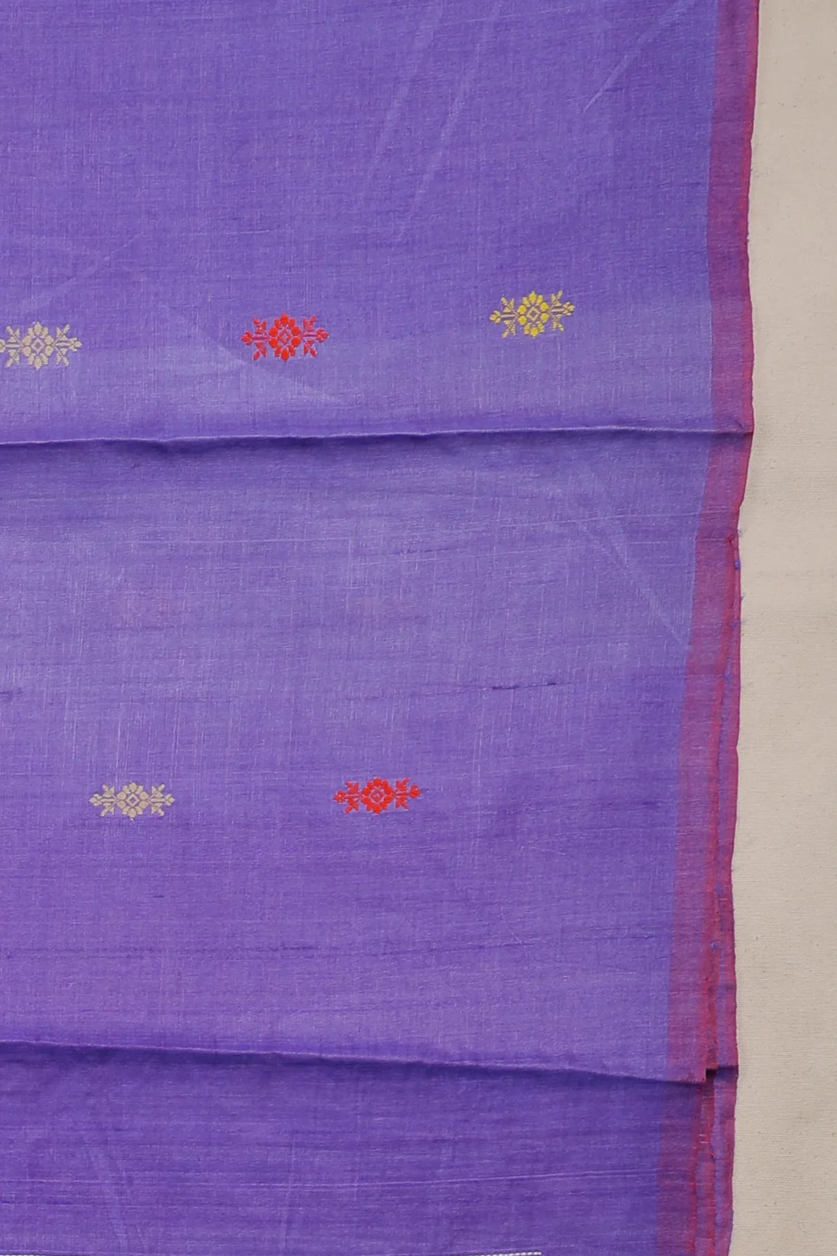 Lavender Gobalpur Orissa Tussar Pure Silk Handloom Saree