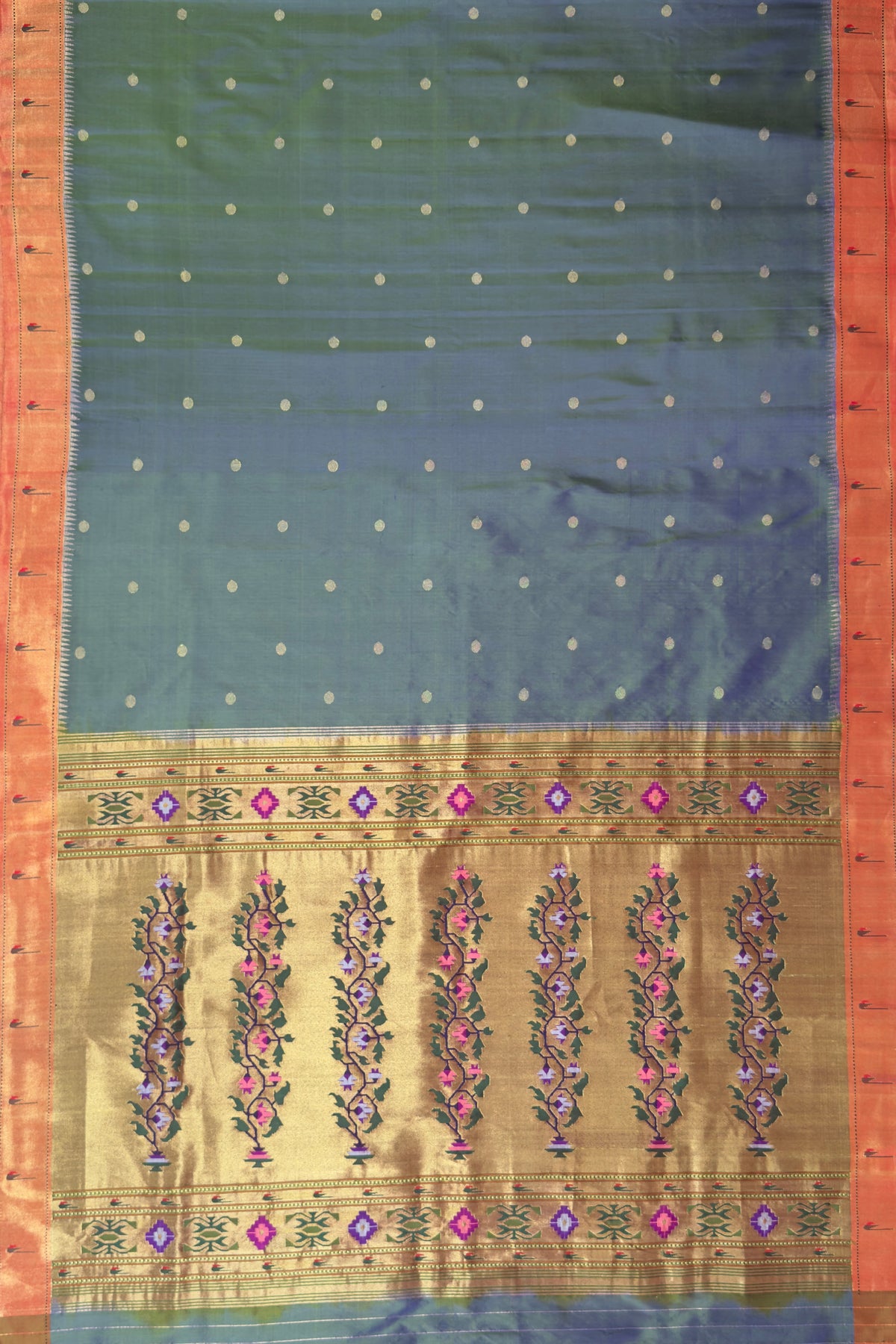 Dhoop Chaav Handloom Paithani Muniya Asawali