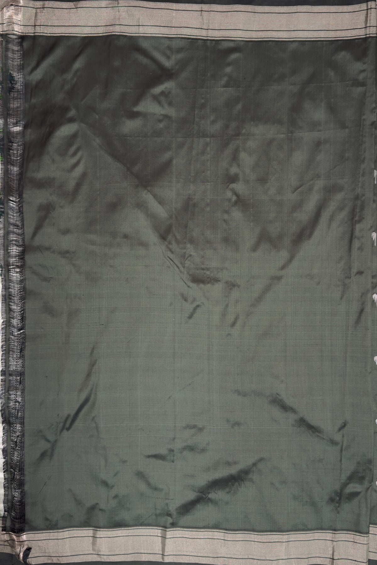 Olive Green Vintage Asawali Handloom Paithani