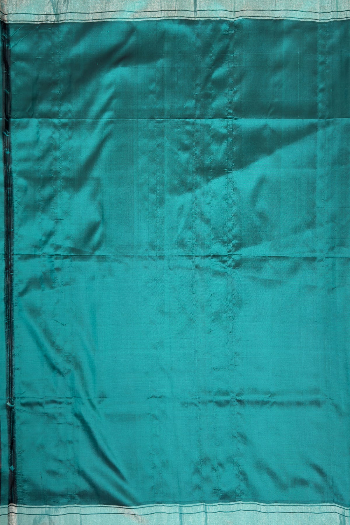 Teal Blue Vintage Asawali Handloom Paithani