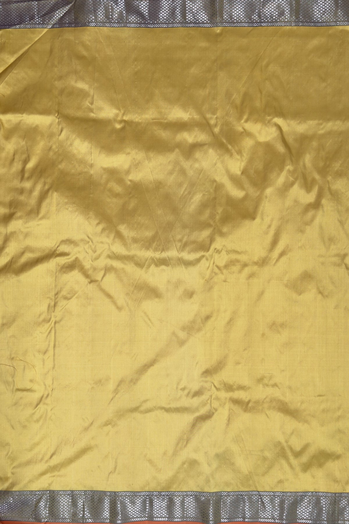 Mustard Yellow Vintage Asawali Handloom Paithani