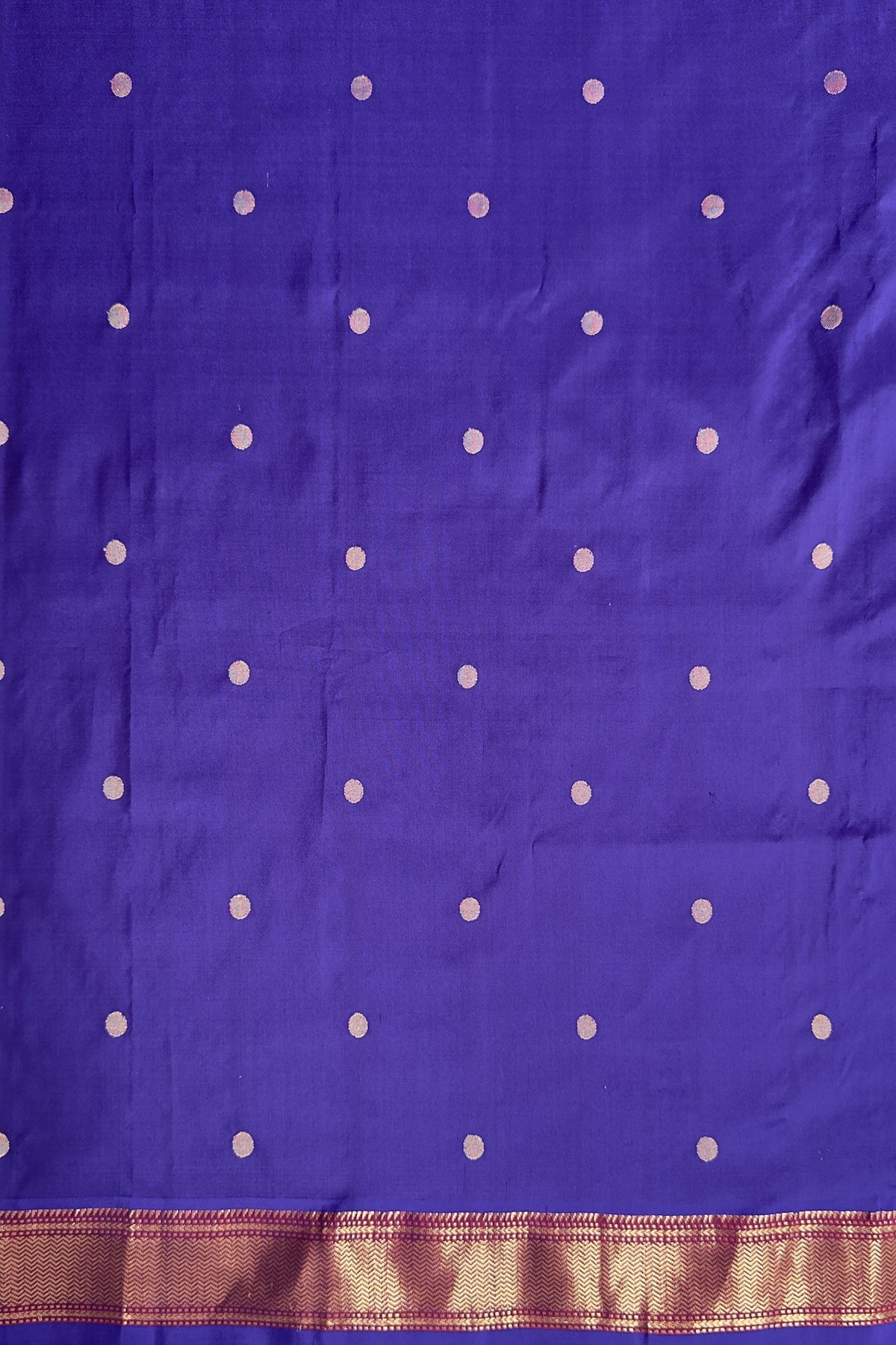 Navy Blue Vintage Asawali Handloom Paithani