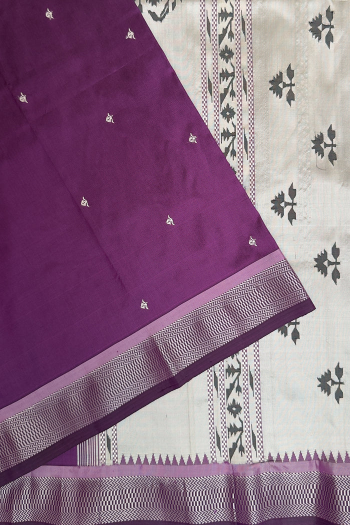 Purple Vintage Asawali Handloom Paithani