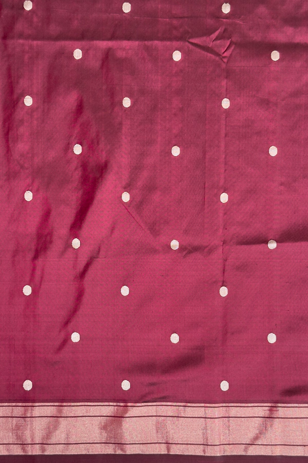 Wine Vintage Asawali Handloom Paithani