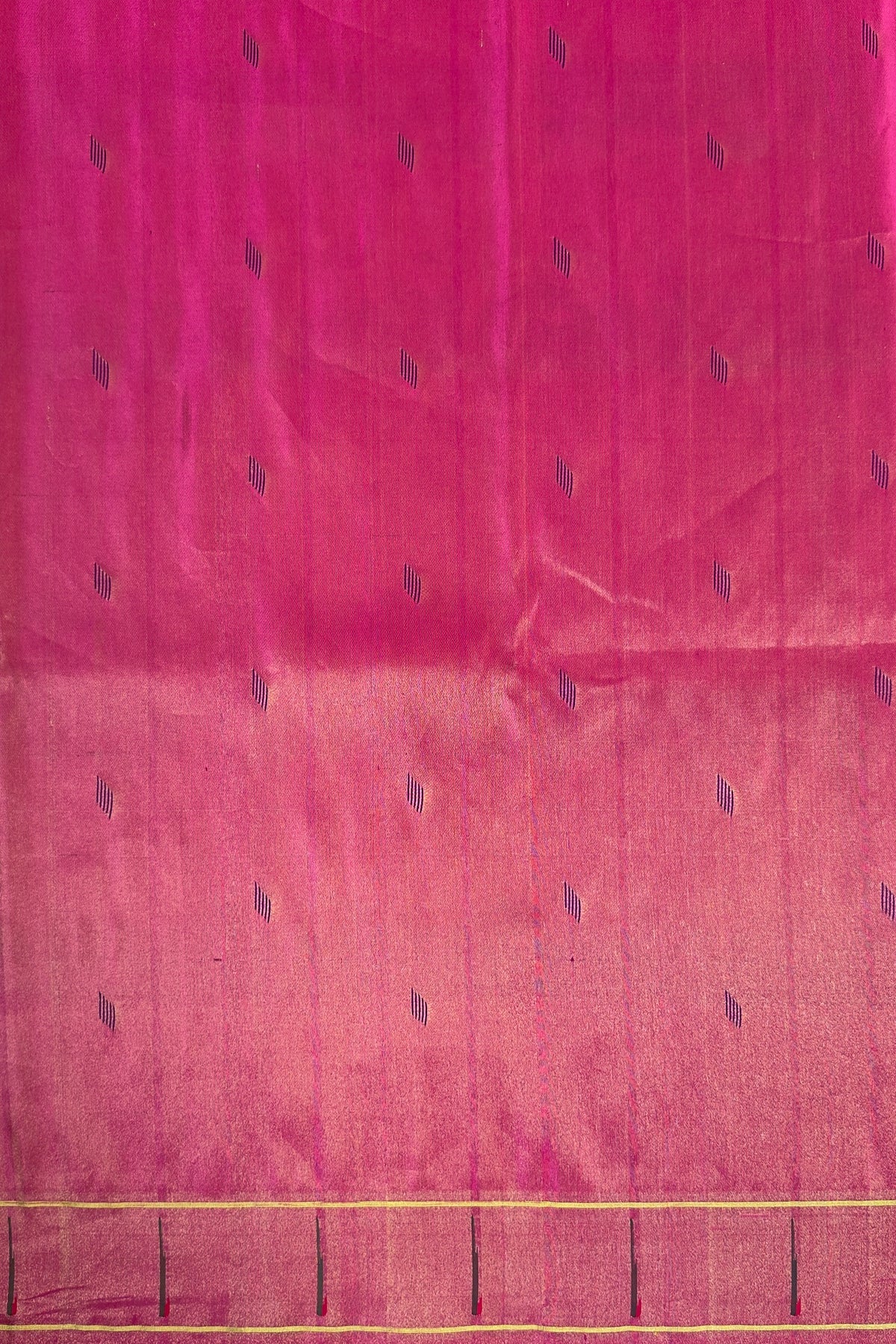 Pink Pure Silk Handloom Tissue Paithani Saree