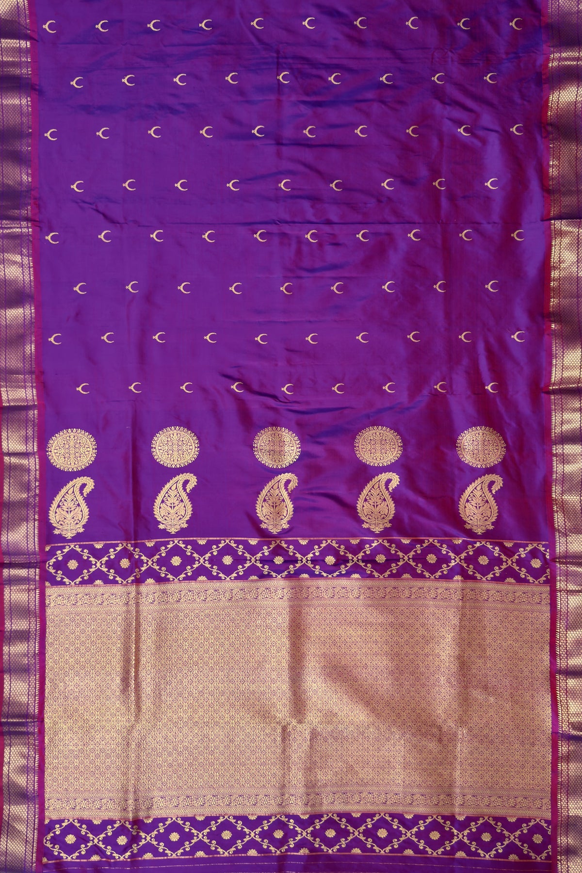 Vintage Pure Silk Handloom Paithani Chandrakala