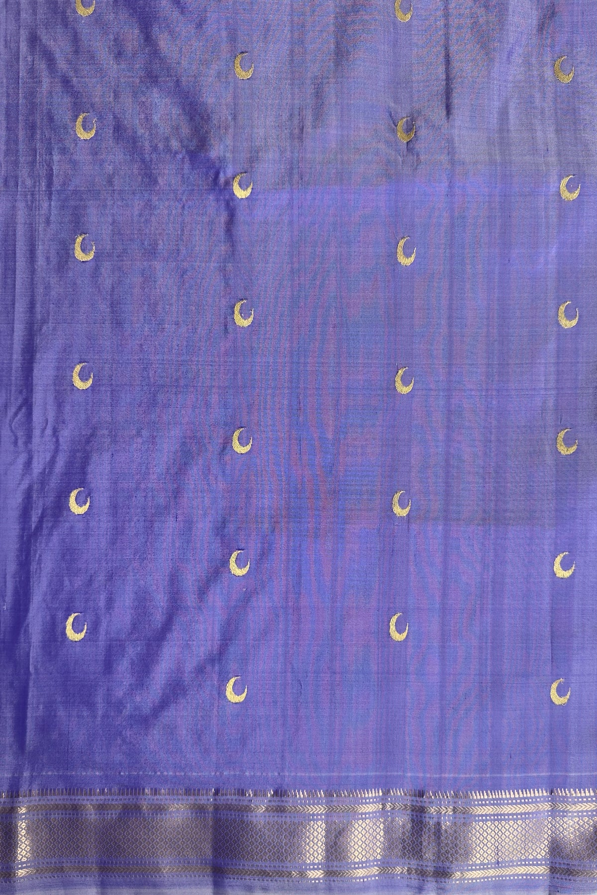 Lavender Vintage Pure Silk Handloom Paithani Chandrakala