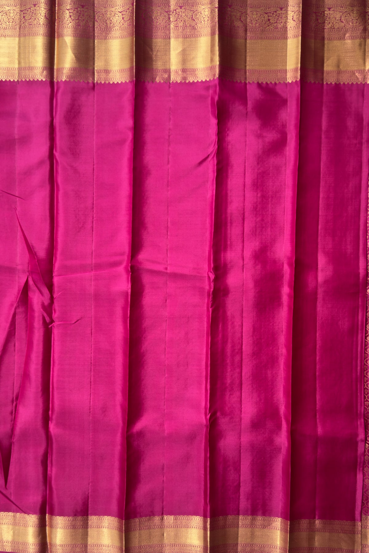 Wine & Magenta Pure Silk Handloom Kanjeevaram