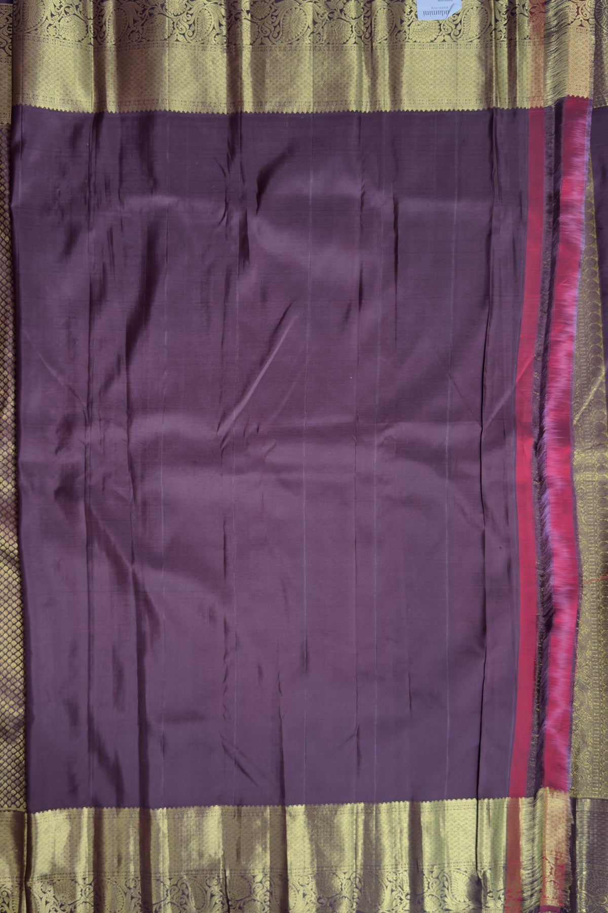 Coffee Brown Pure Silk Handloom Kanjeevaram