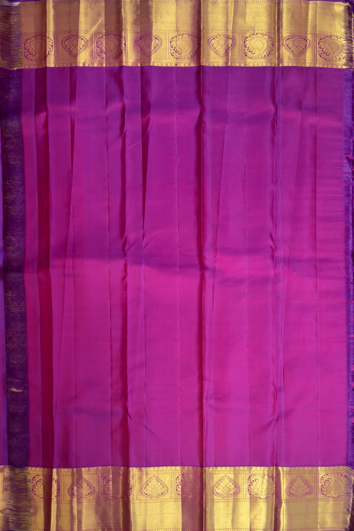 Purple Pure Silk Handloom Kanjeevaram