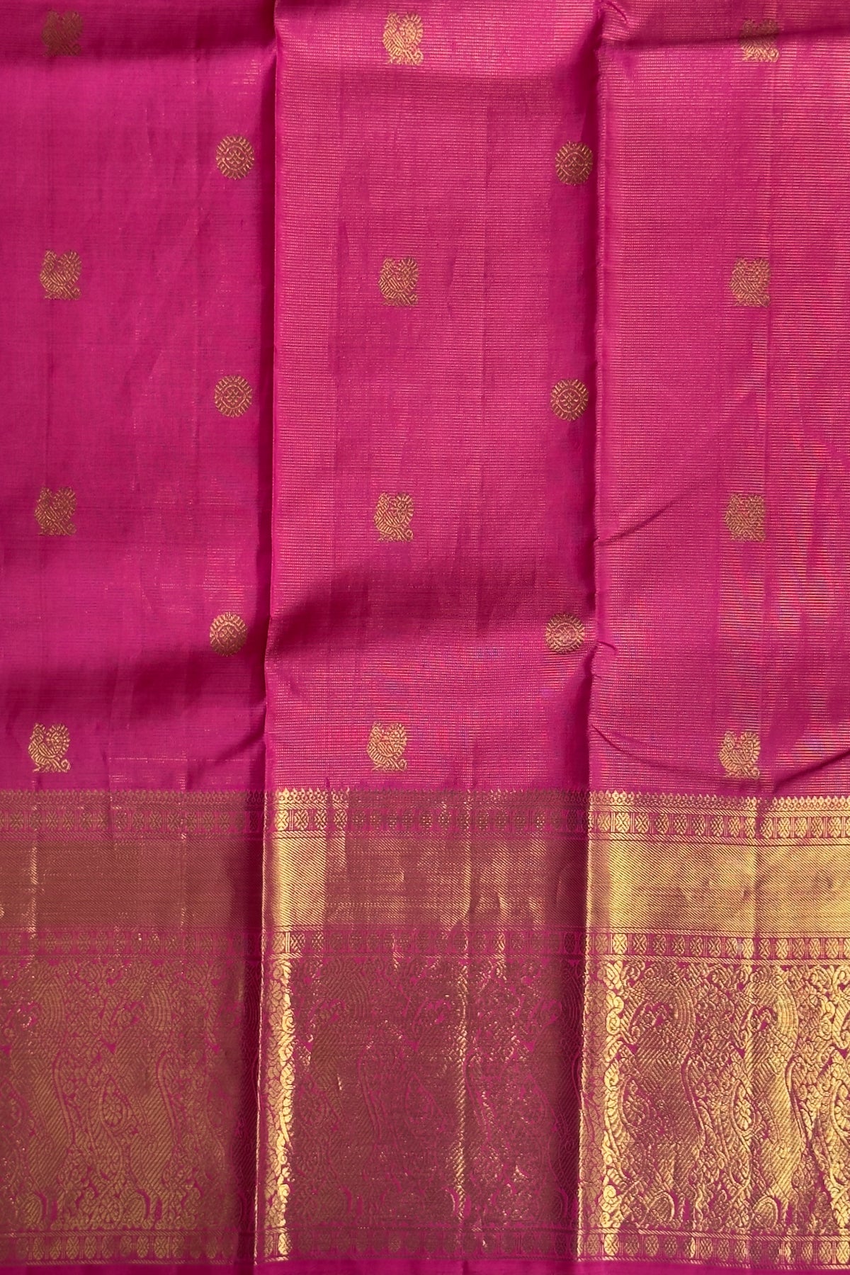 Baby Pink Pure Silk Handloom Kanjeevaram