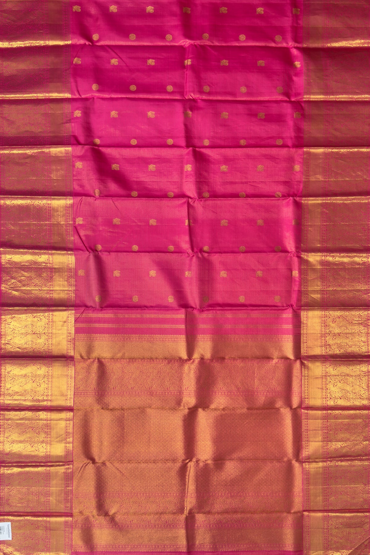 Baby Pink Pure Silk Handloom Kanjeevaram