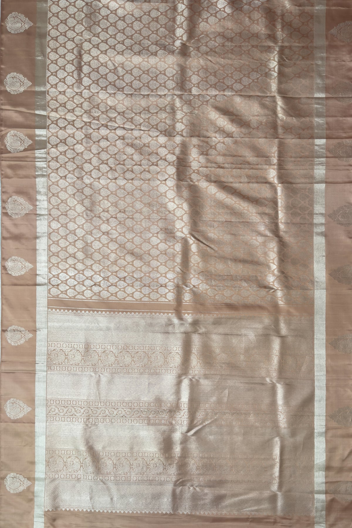 Rose Pink Pure Silk Handloom Kanjeevaram