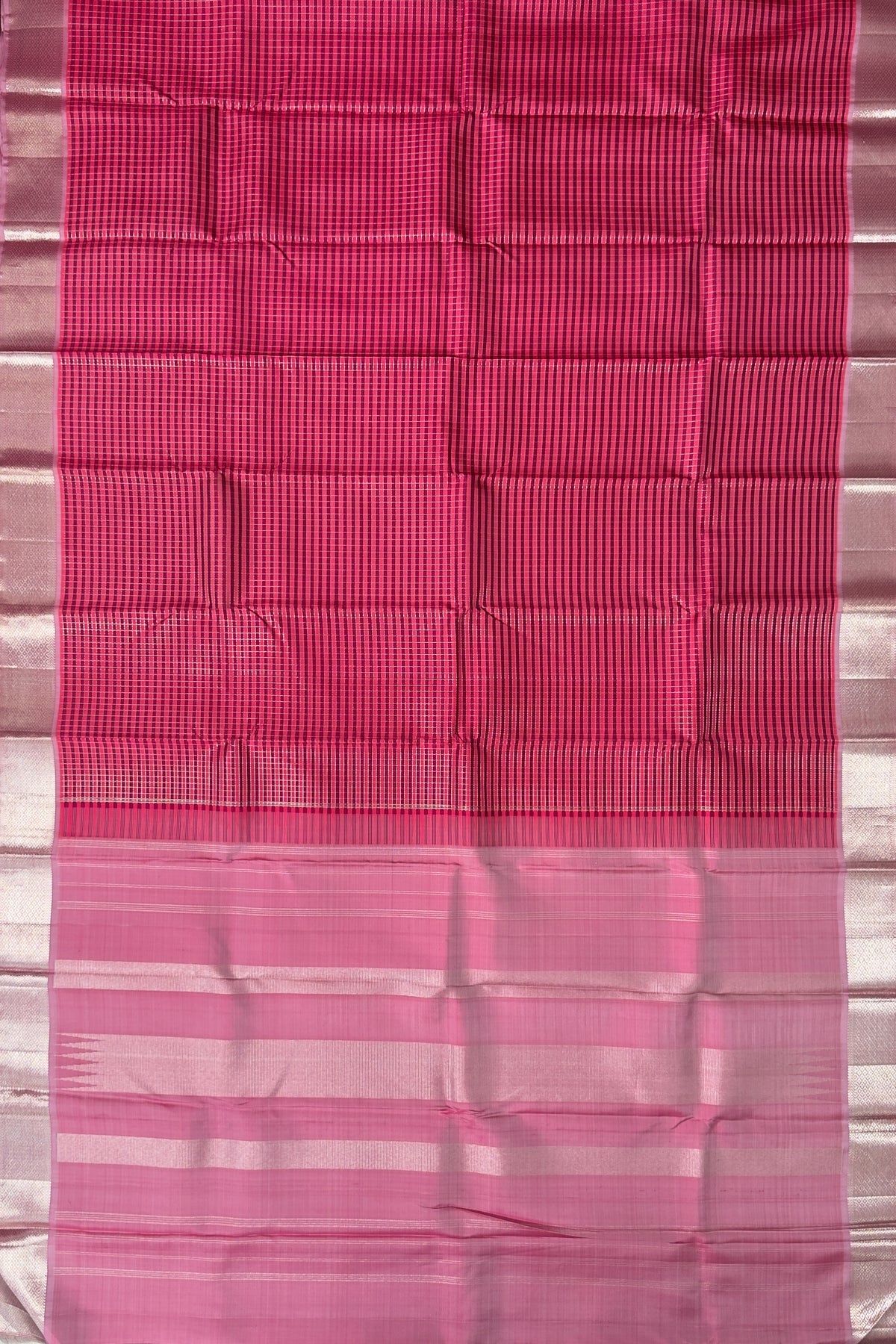 Pink Pure Silk Handloom Kanjeevaram