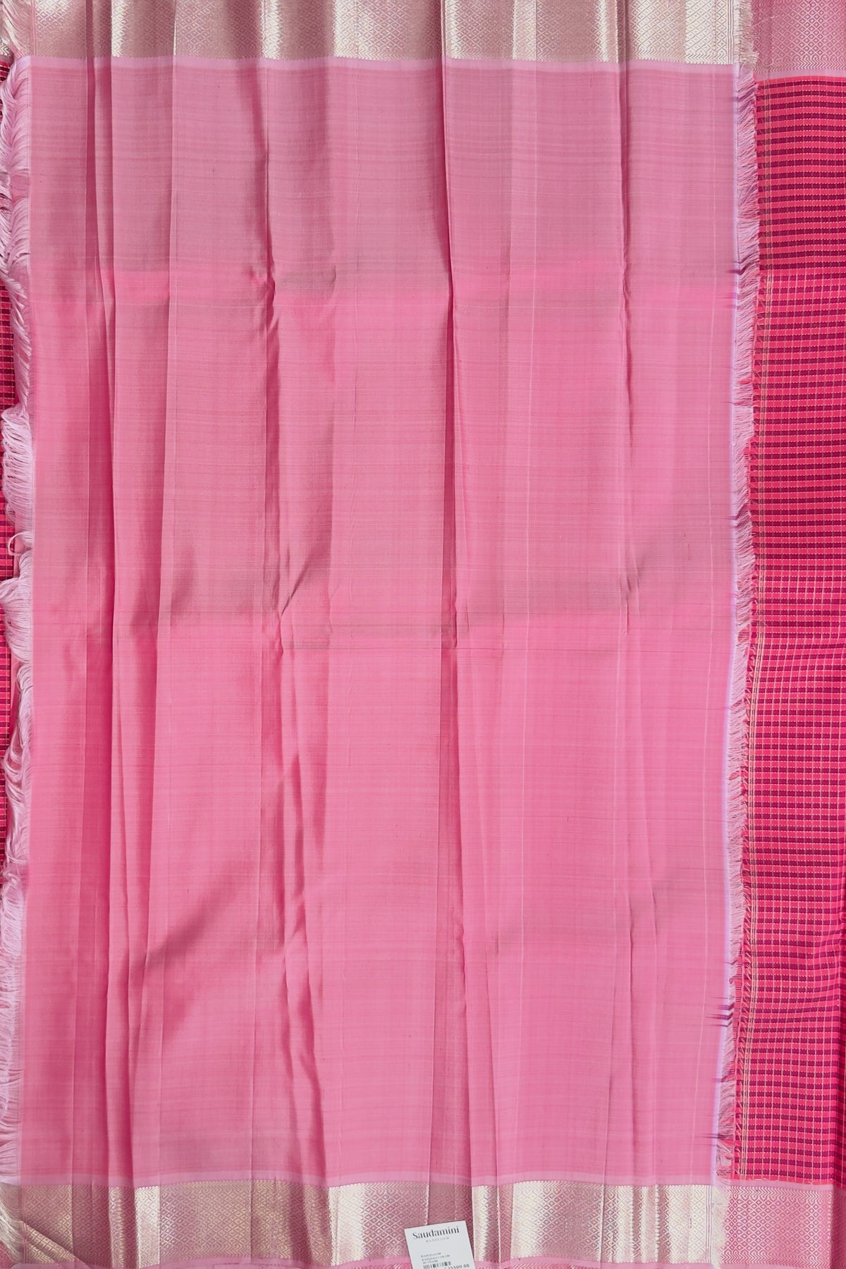Pink Pure Silk Handloom Kanjeevaram