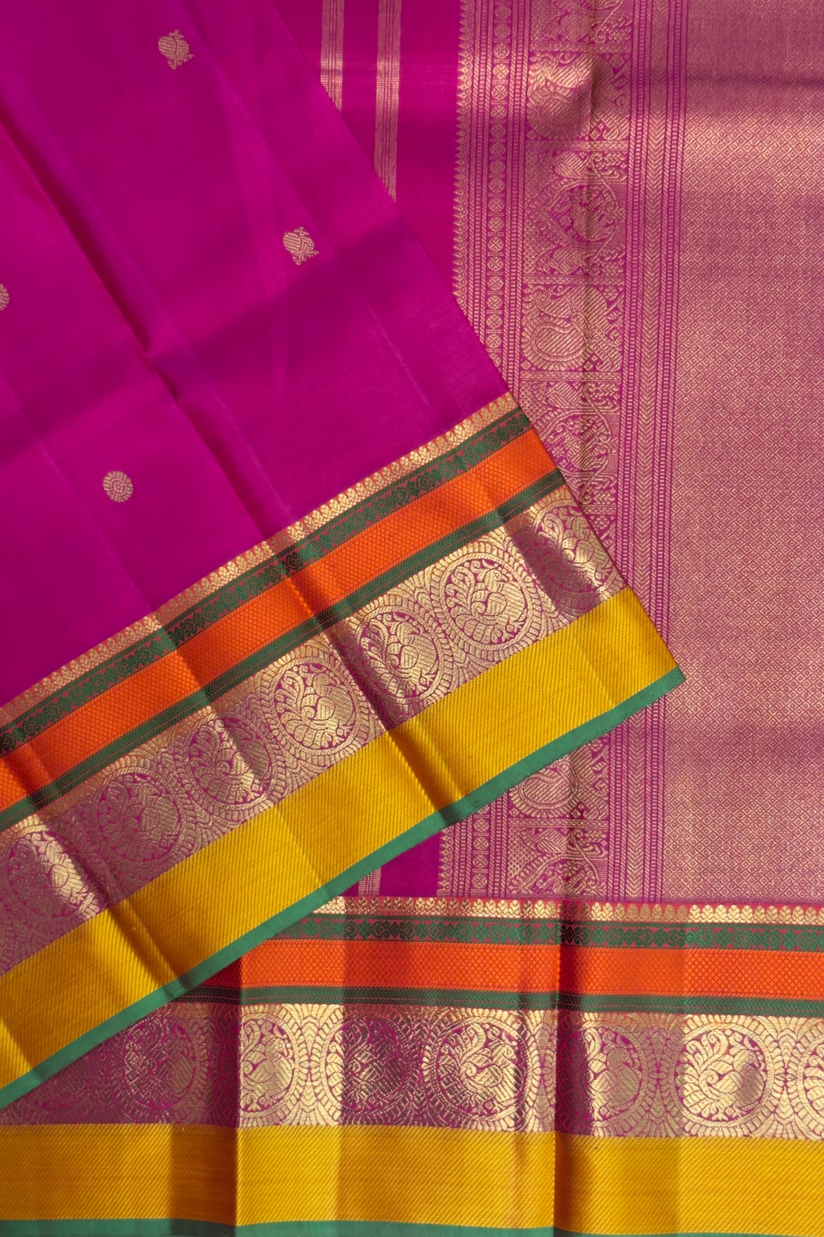 Pink Pure Silk Handloom Kanjeevaram