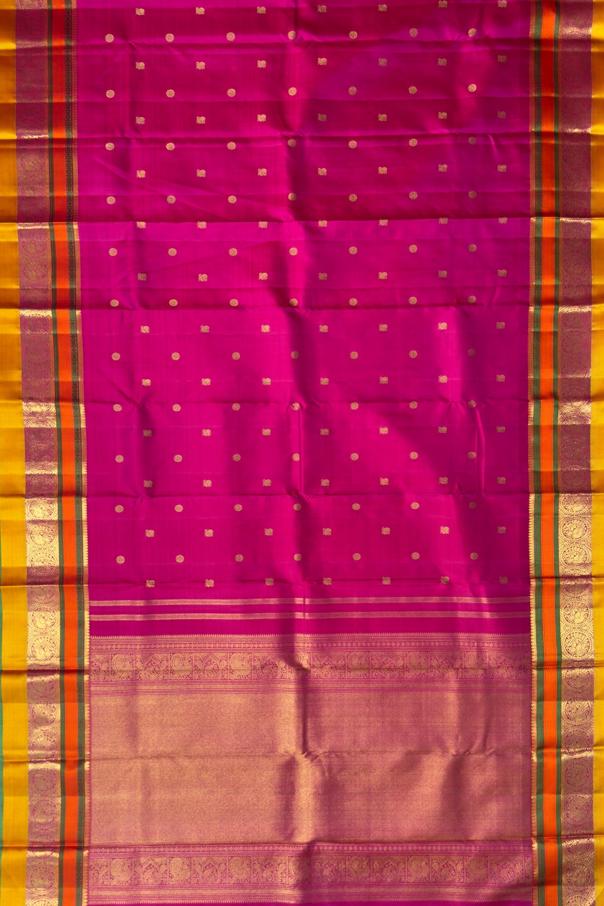 Pink Pure Silk Handloom Kanjeevaram