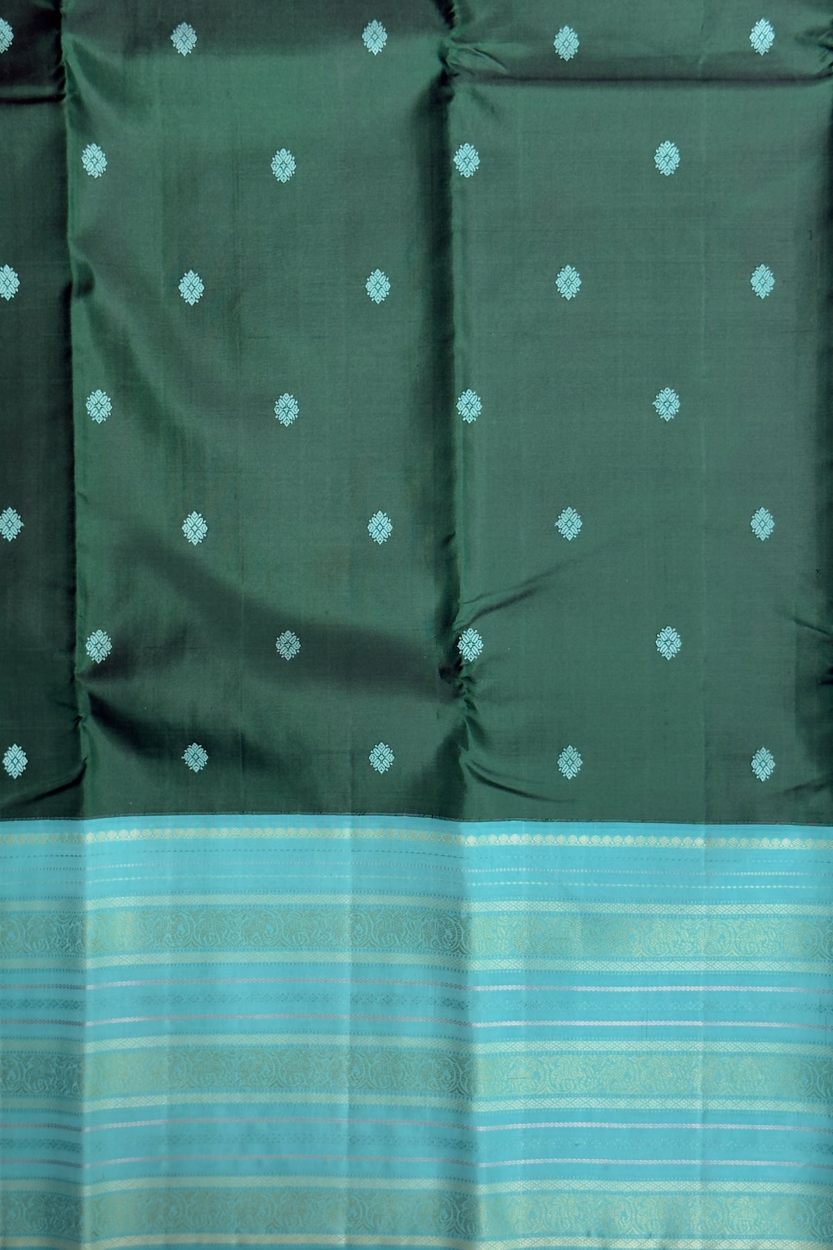 Green Pure Silk Handloom Kanjeevaram