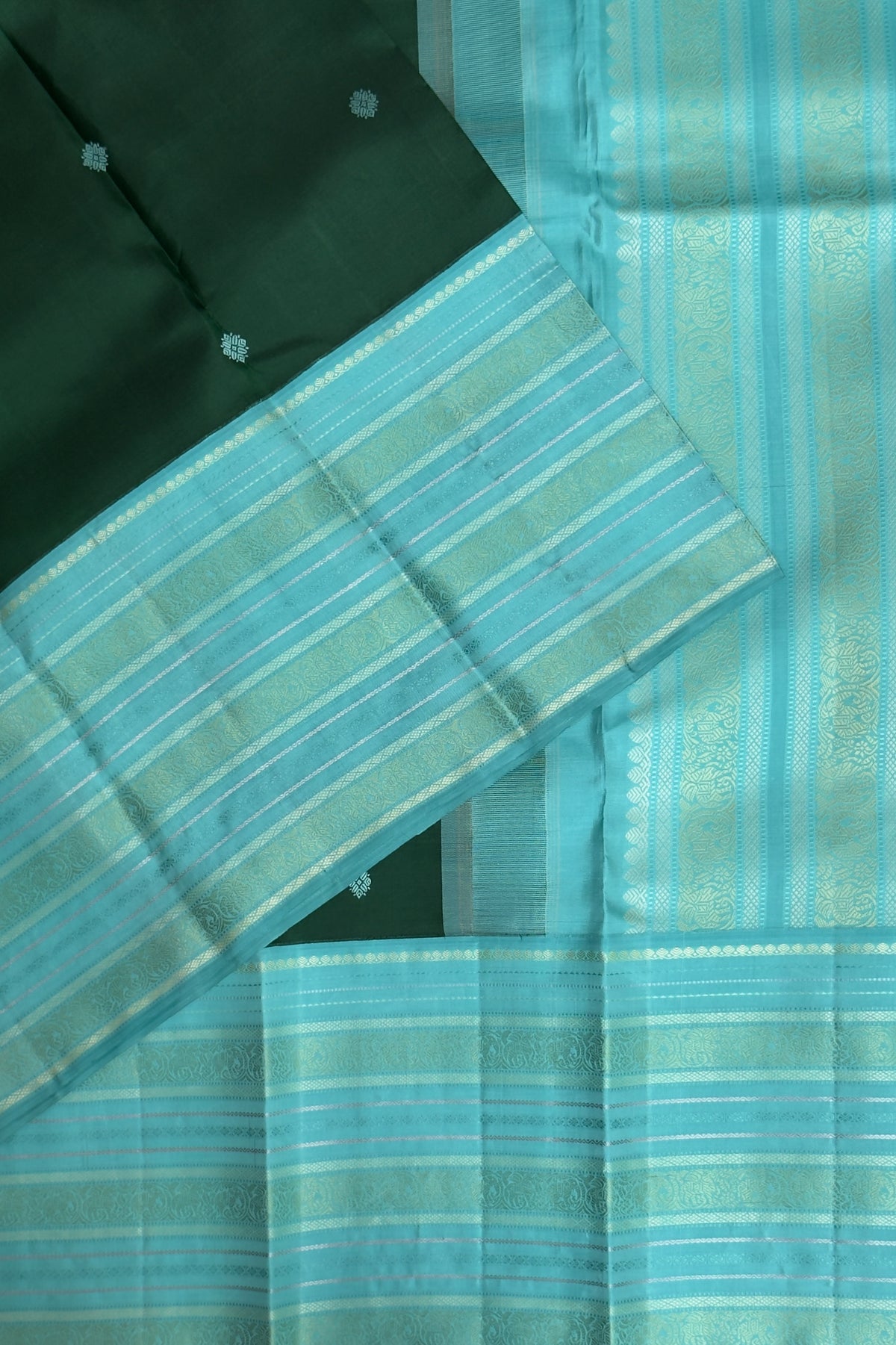 Green Pure Silk Handloom Kanjeevaram