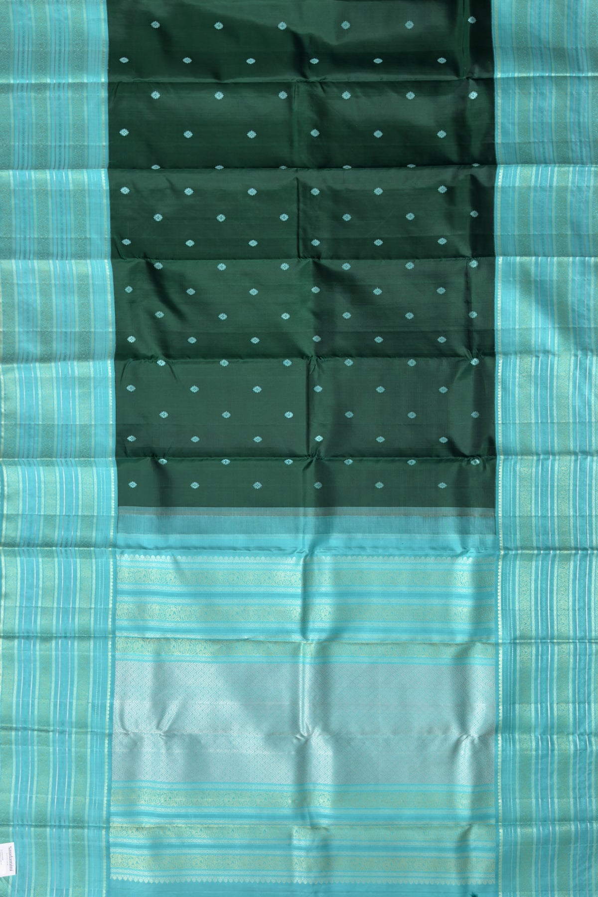 Green Pure Silk Handloom Kanjeevaram