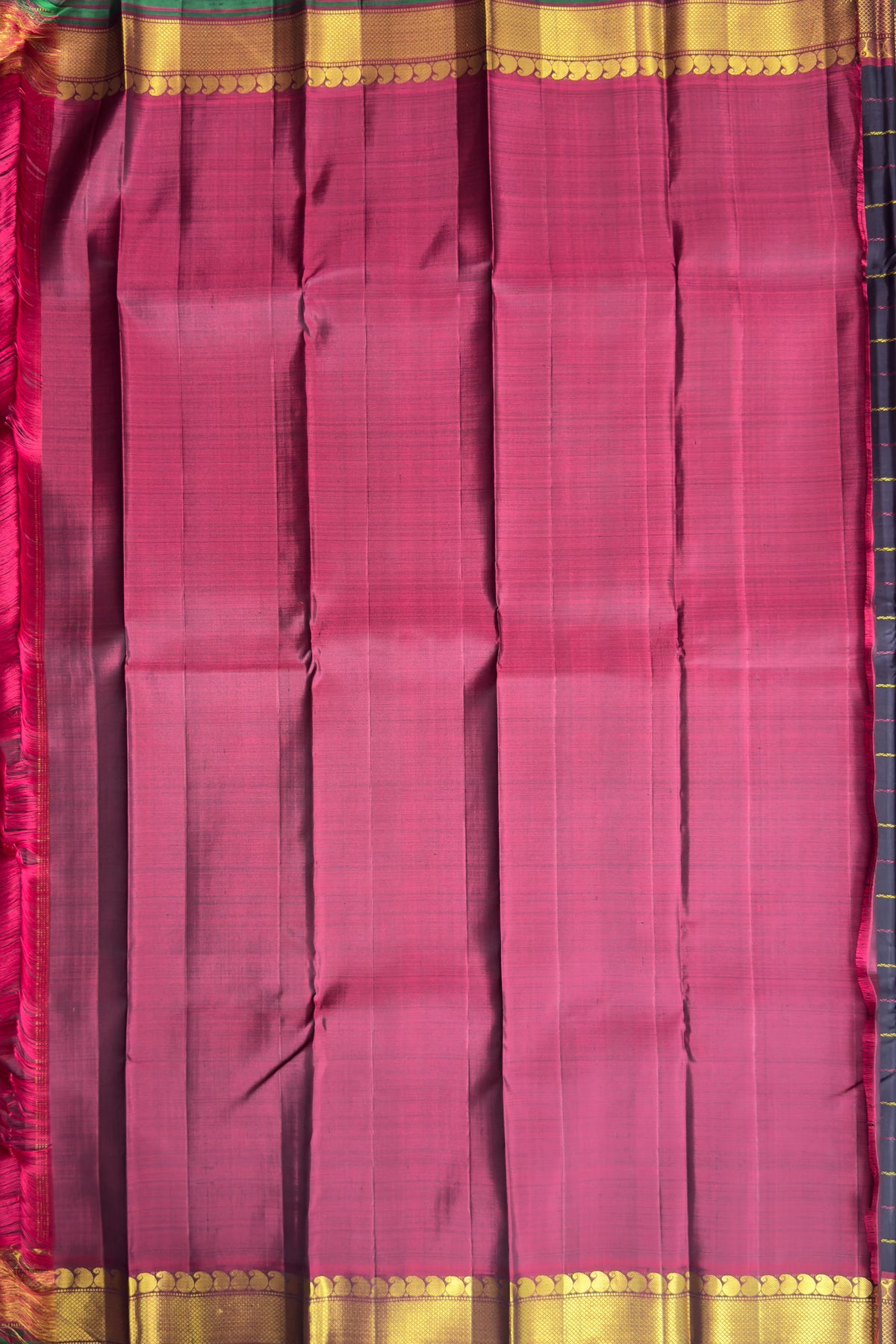 Deep Purple Pure Silk Handloom Kanjeevaram