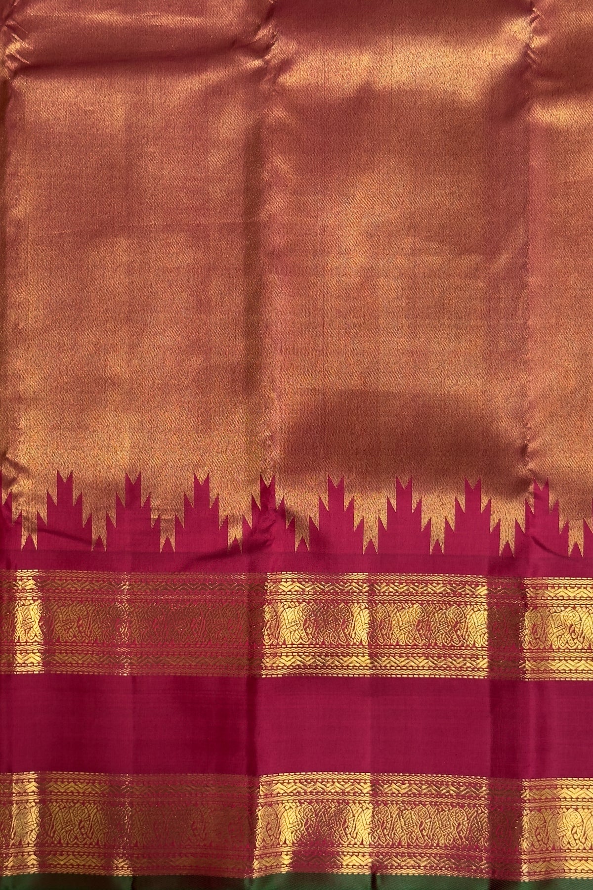 Maroon Pure Silk Handloom Kanjeevaram