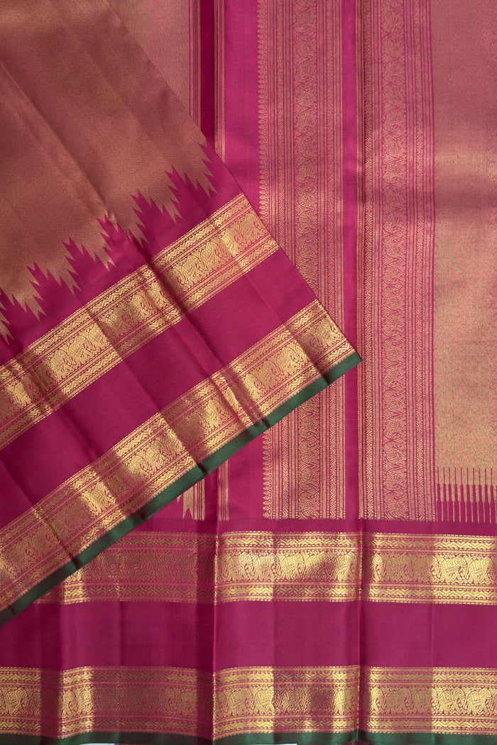 Maroon Pure Silk Handloom Kanjeevaram