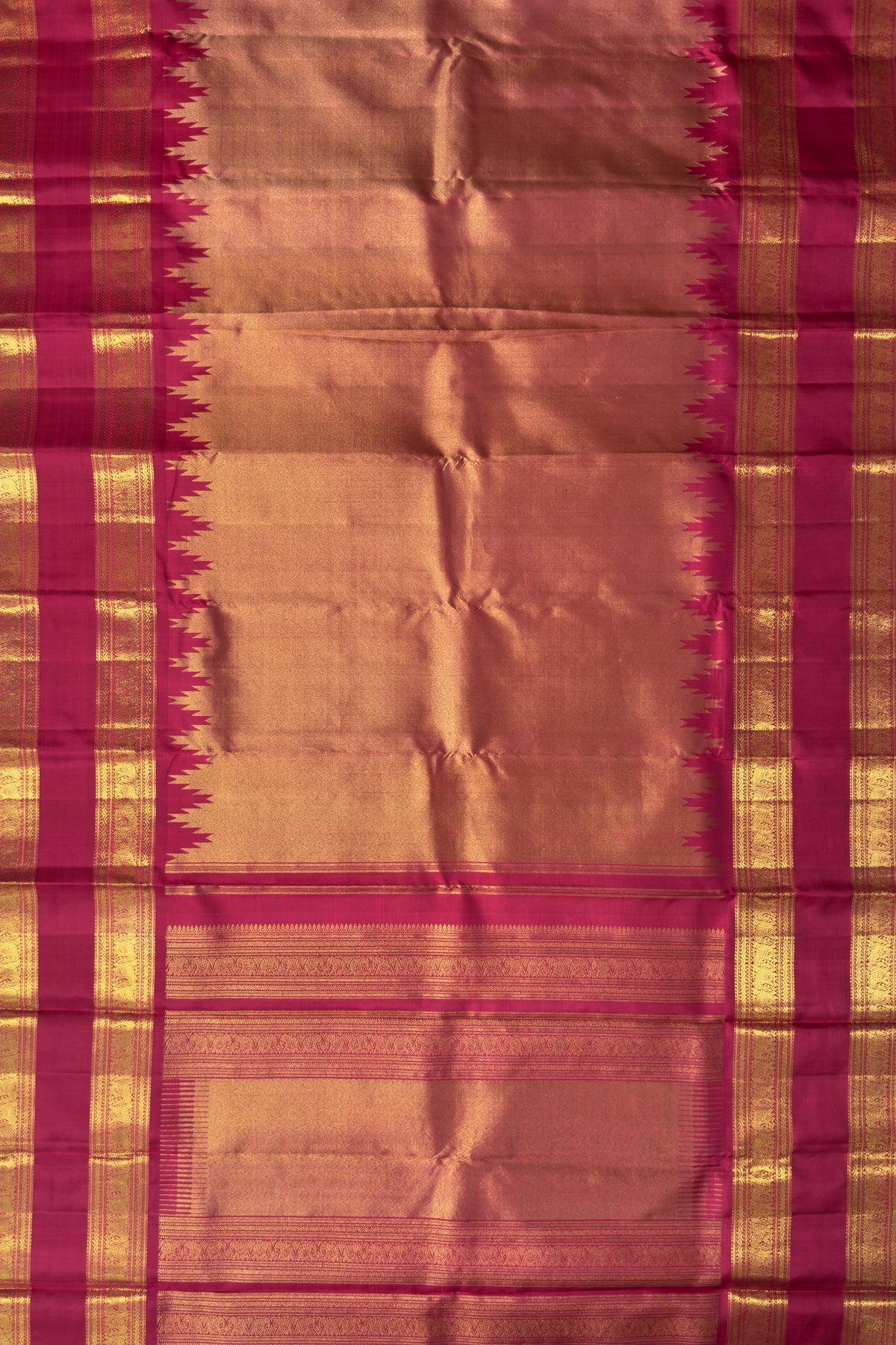 Maroon Pure Silk Handloom Kanjeevaram