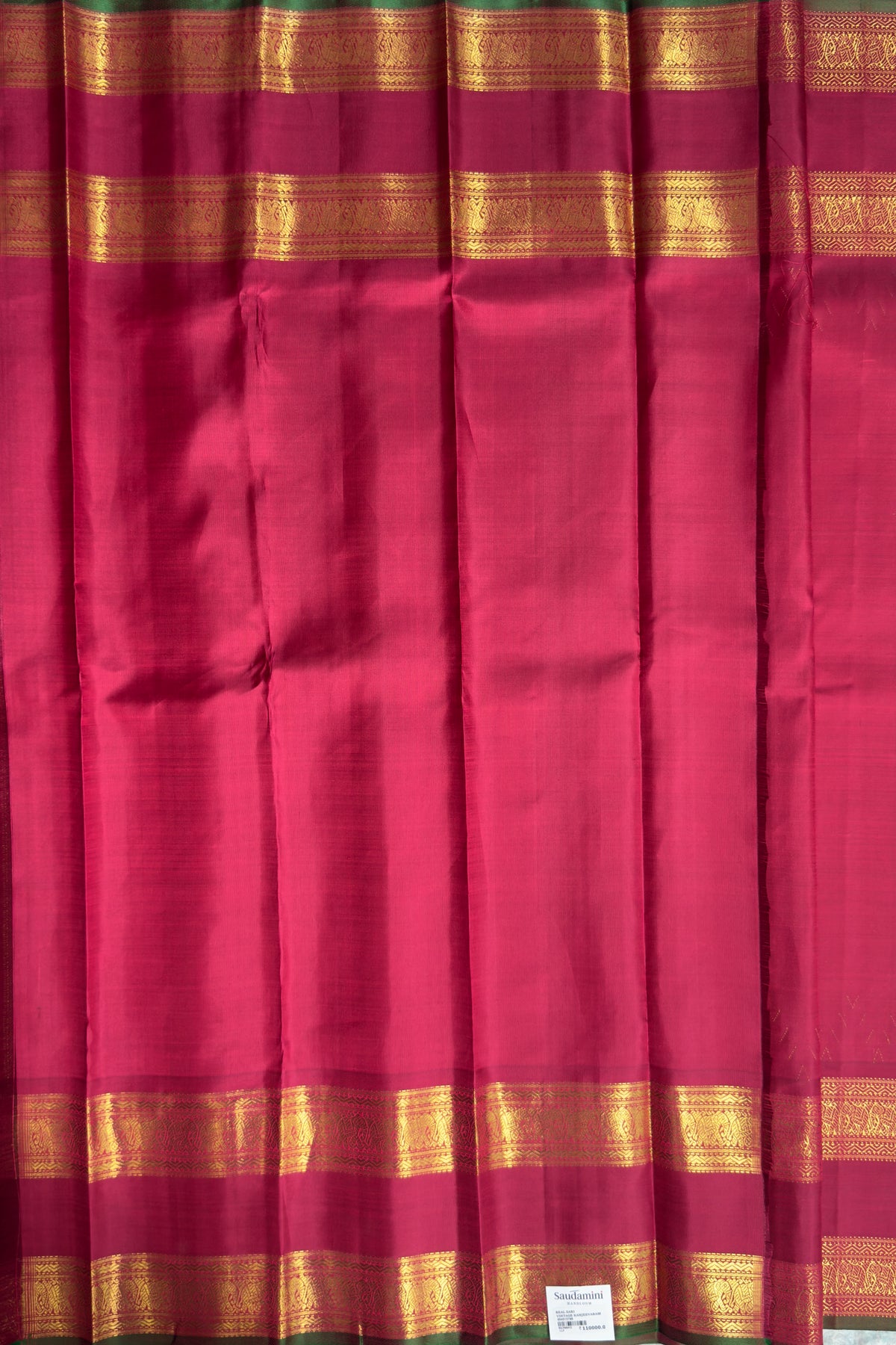 Maroon Pure Silk Handloom Kanjeevaram