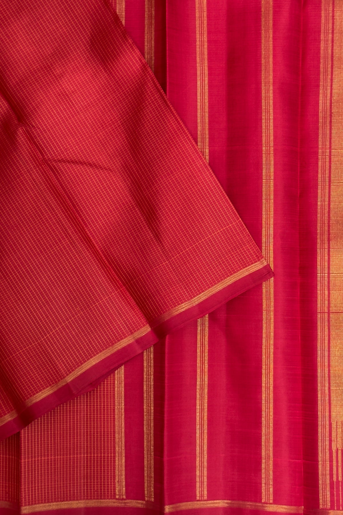 Maroon Pure Silk Handloom Kanjeevaram